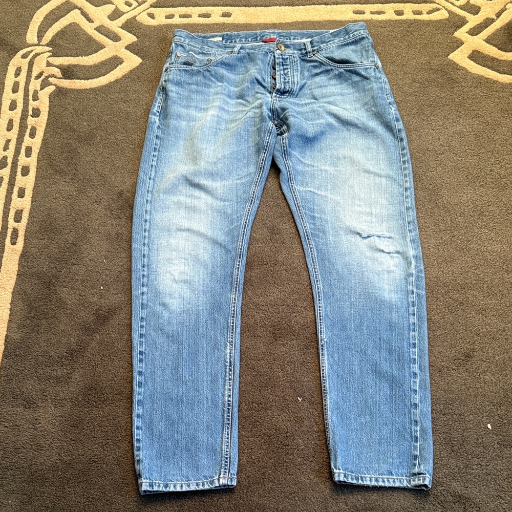Brunello Cucinelli Light Blue traditional fit men’s Jeans